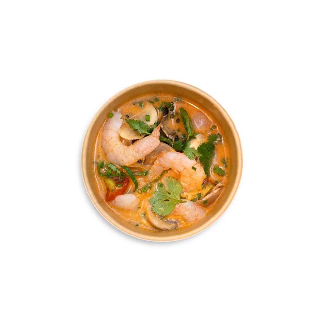Garneļu Tom Yum zupa ar dārzeņiem
