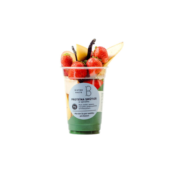 Proteīna smūtijs ar spirulīnu (VG)
